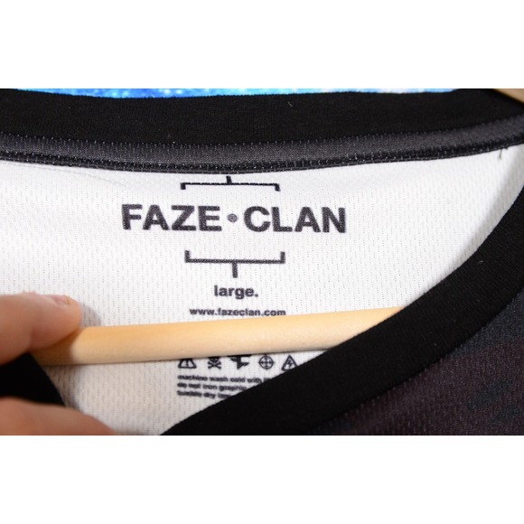 FaZe Clan Shirt Mens Large Black Red Esports Jersey‎ Nickmercs 9 Gamer Twitch - Picture 5 of 8